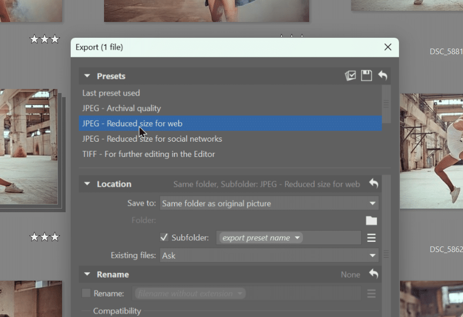 Editing Photos for Your Website