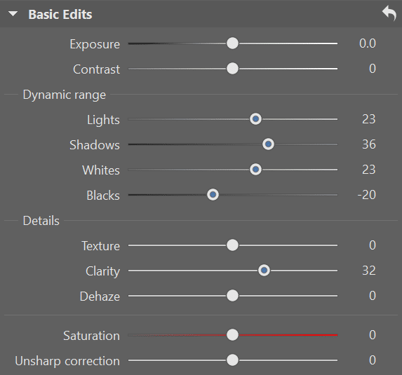 Use Local Adjustments