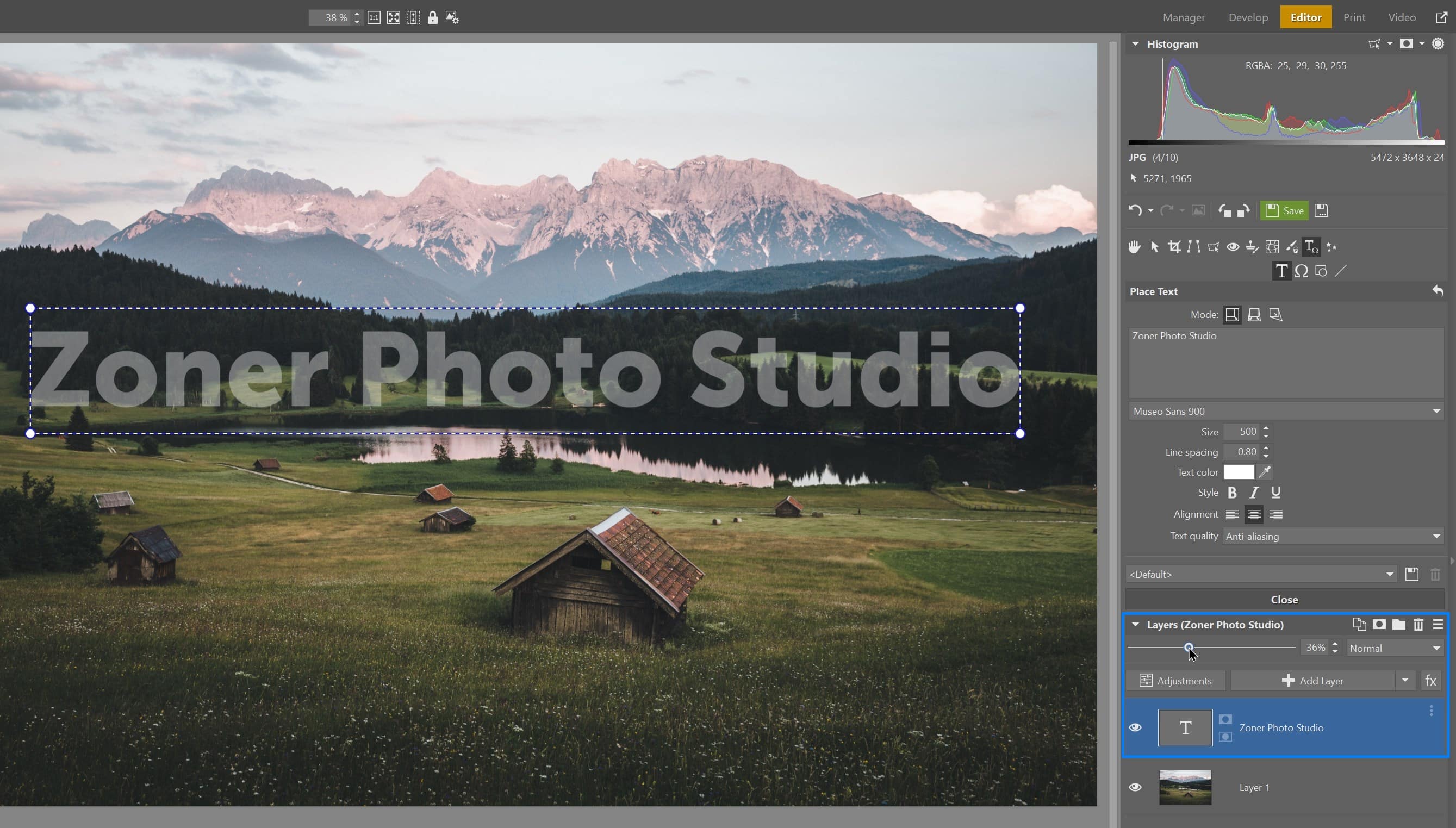 Watermarking Your Photographs