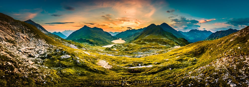 Giglachsee Lakes Panorama