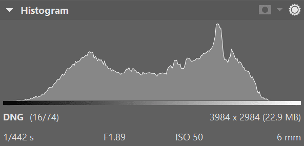 How to Use the Histogram, brightness