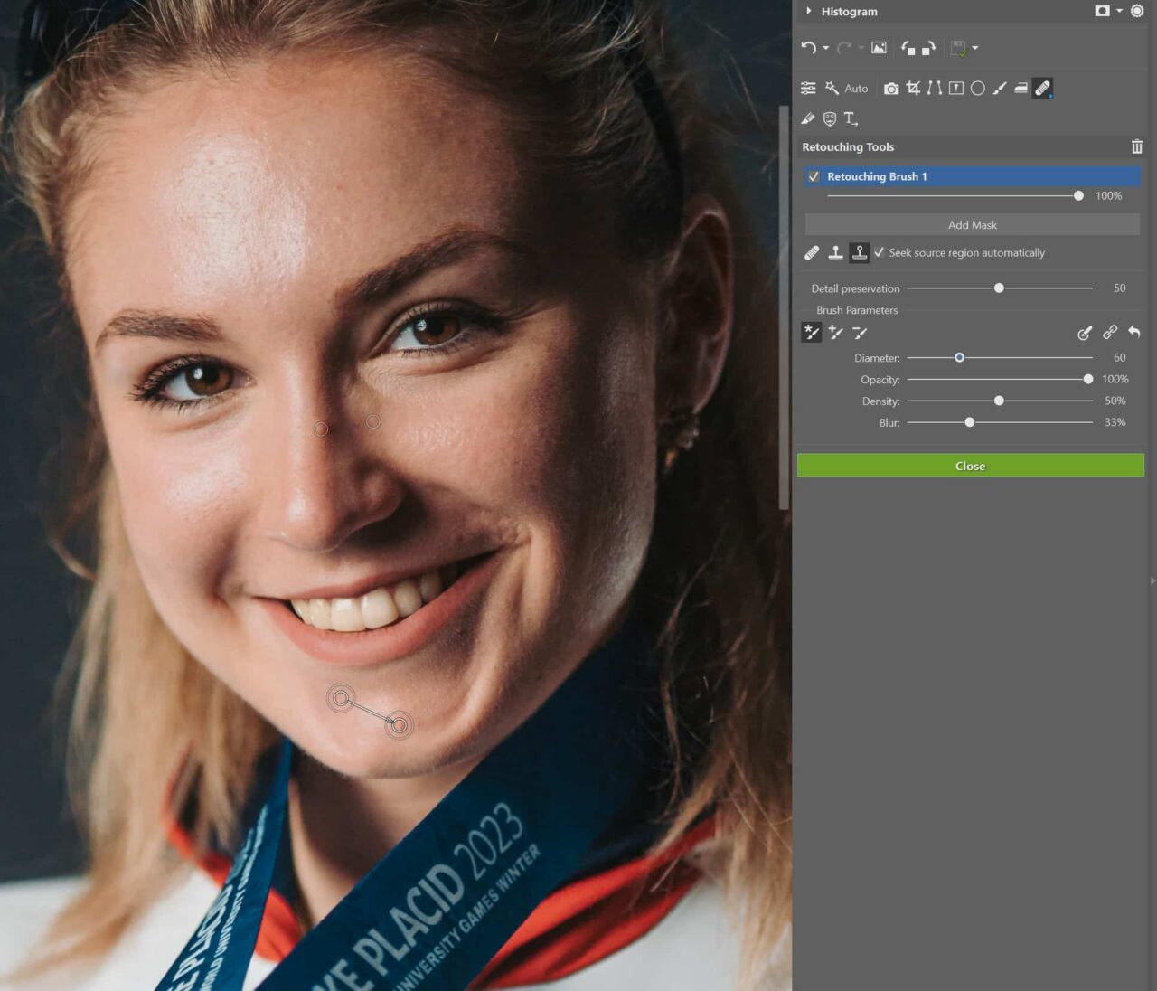 Frequency Separation, retouch