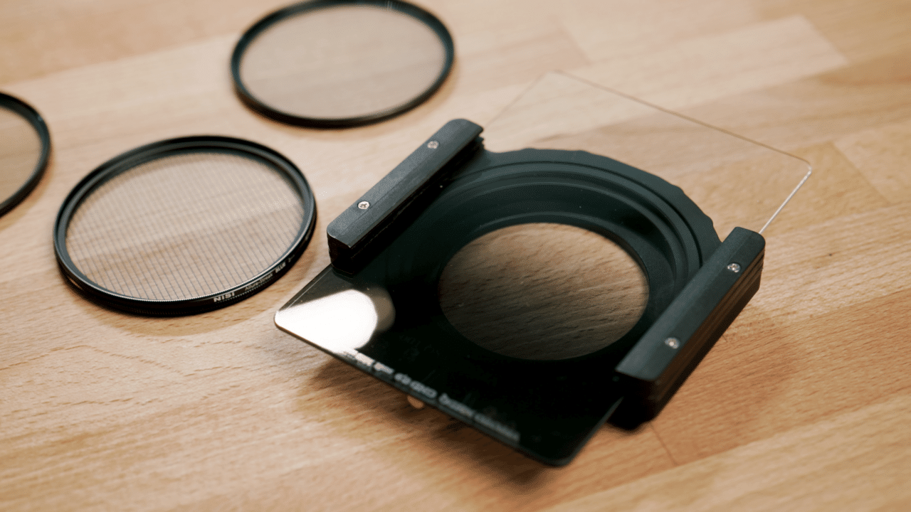 When To Use Camera Lens Filters, Graduated filter with holder