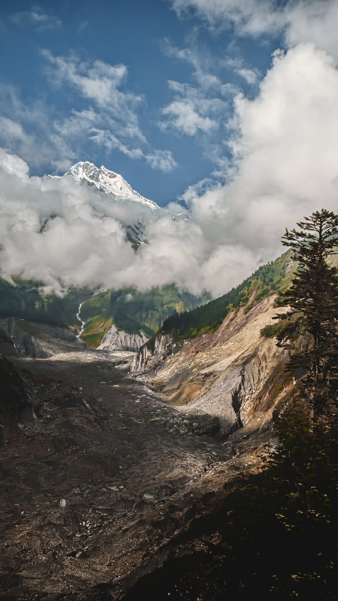 China Sacred Mountain in Eastern Tibet
