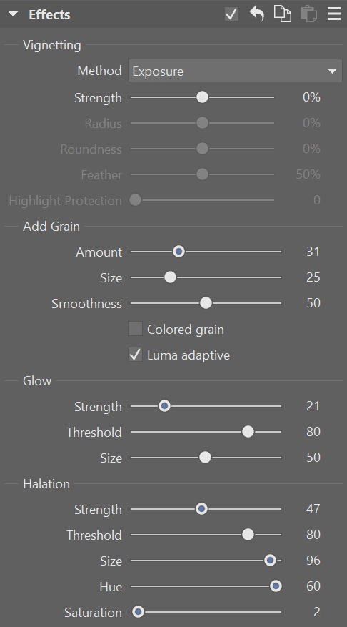 The Zoner Studio Spring 2024 Update, Effects
