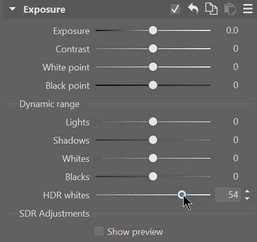 how to edit hdr, hdr whites