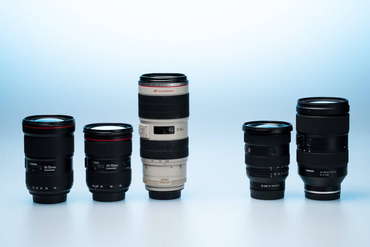 Tamron 35-150/2-2.8 Review, trio and duo