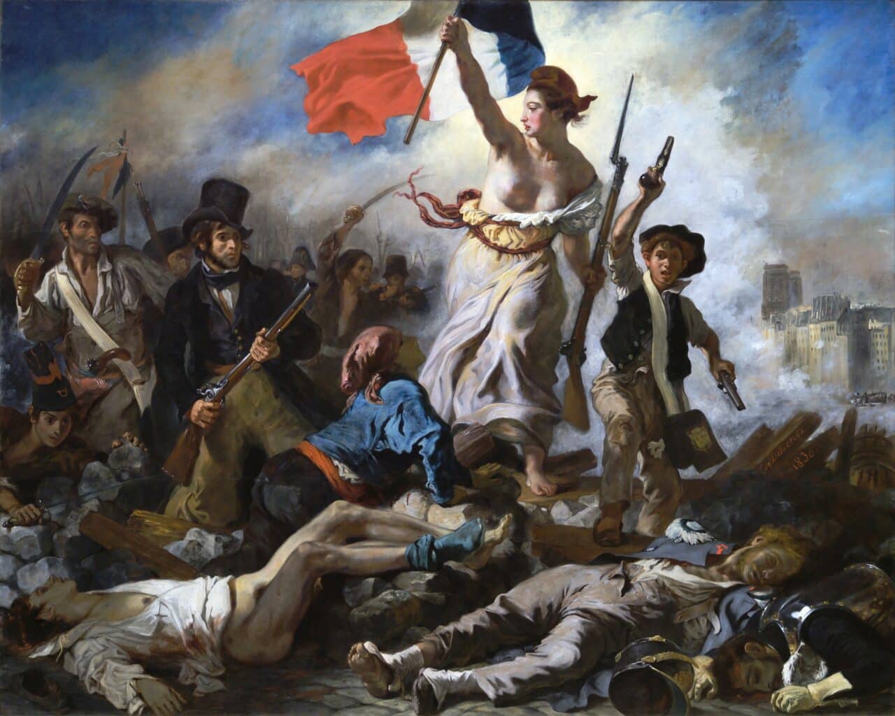 Liberty Leading the People. Eugène Delacroix (1830)
