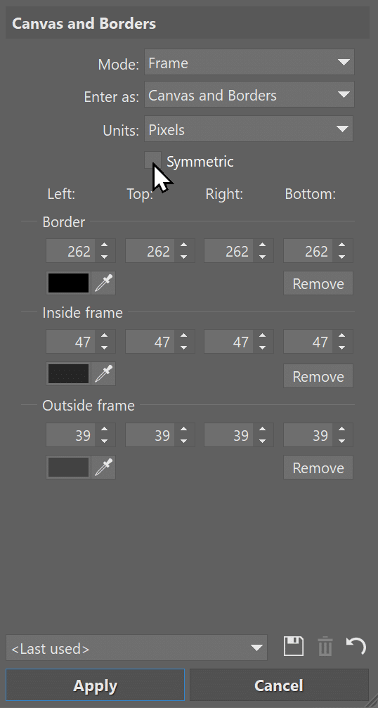 Frame to Your Photos, canvas and borders