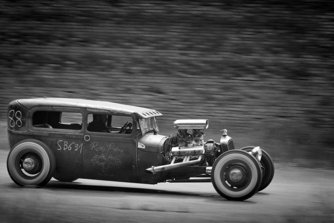 car, Use panning to track your subject.