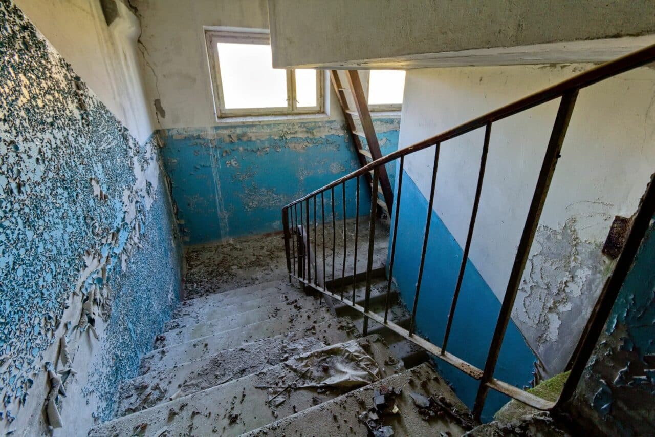 Chornobyl, Pripyat, stairs