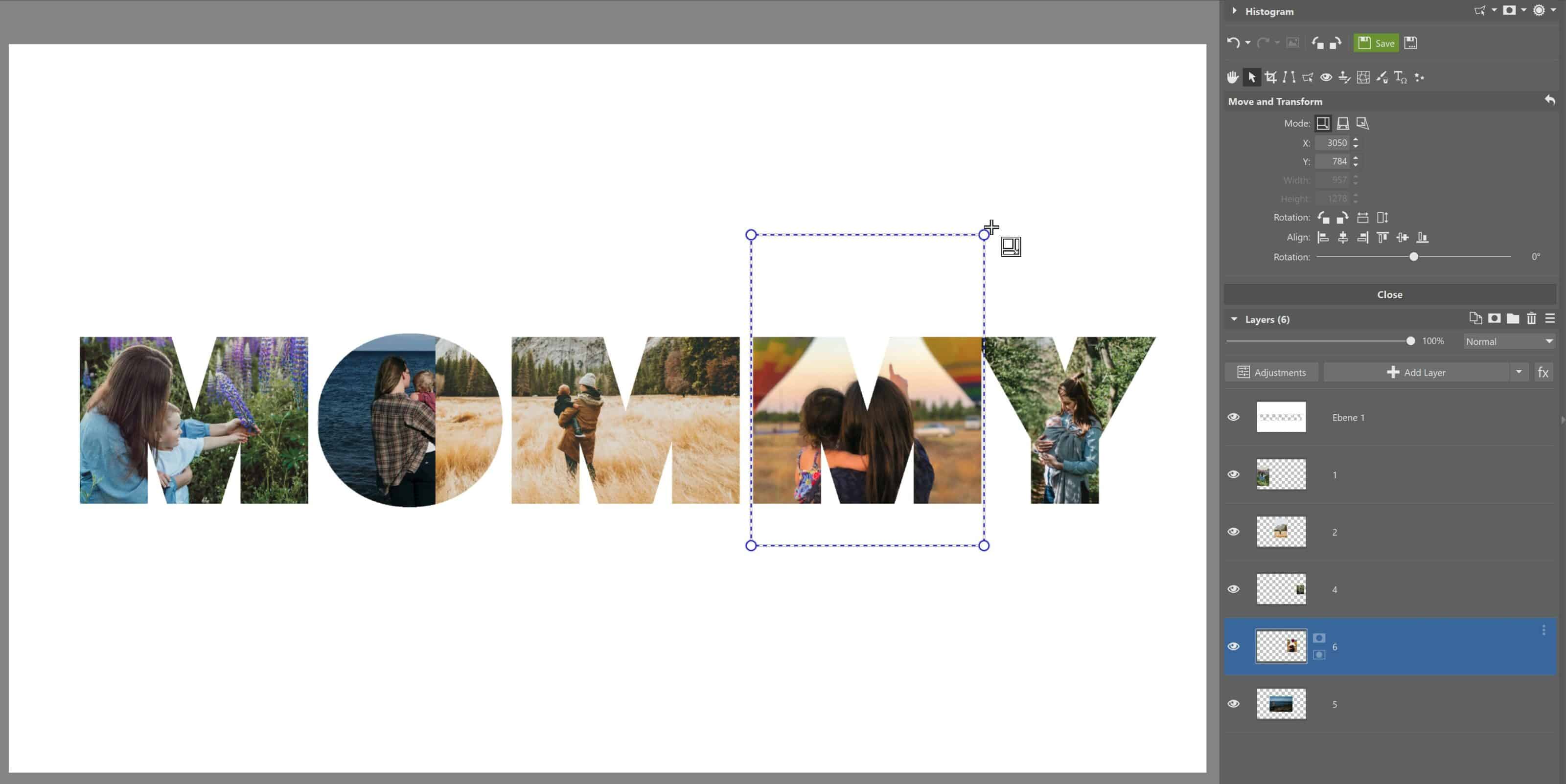 Sample Image Contains Text How To Fill Text with Images—Create Personalized Gifts | Learn ...