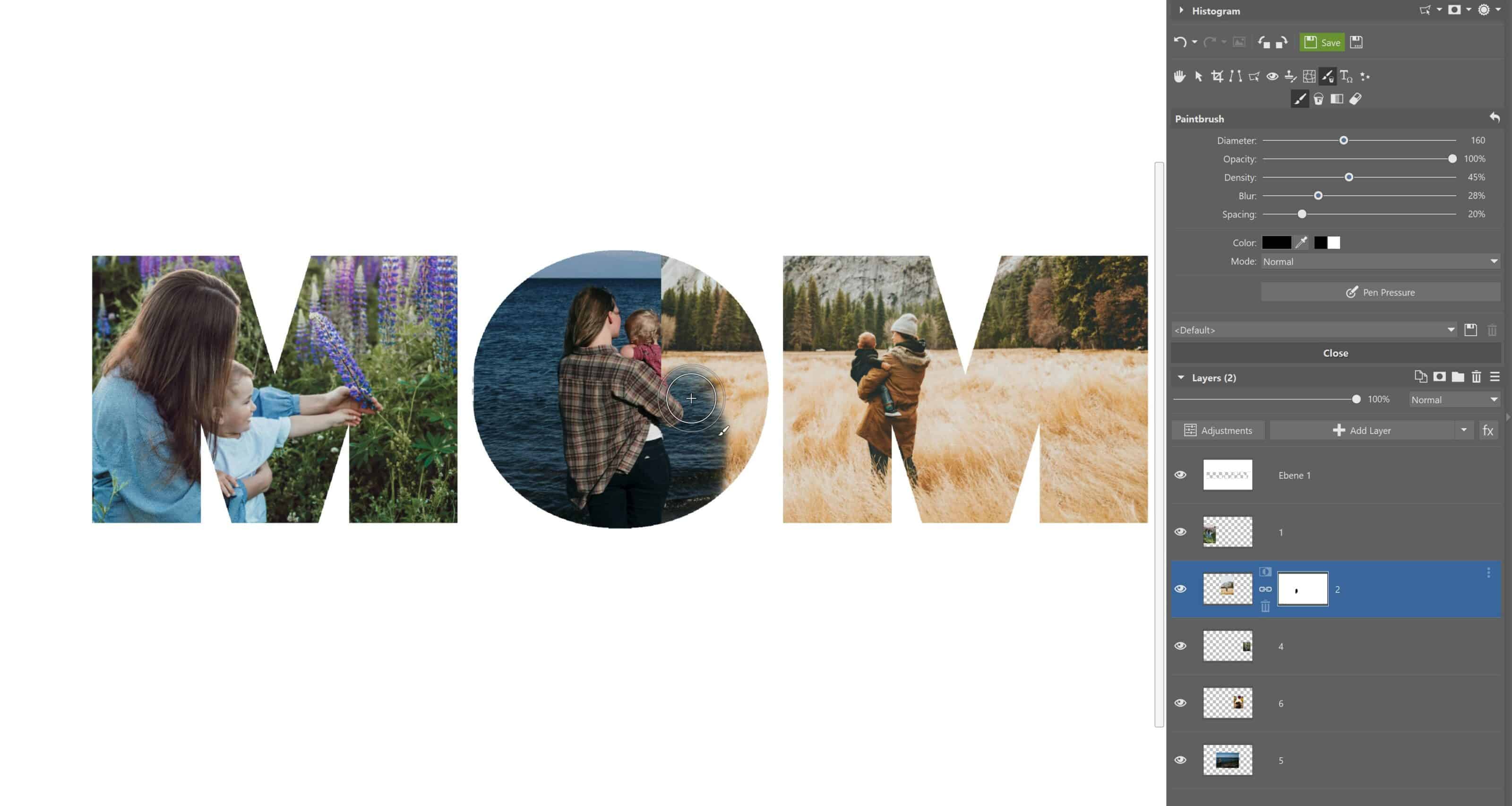 Sample Image Contains Text How To Fill Text with Images—Create Personalized Gifts | Learn ...