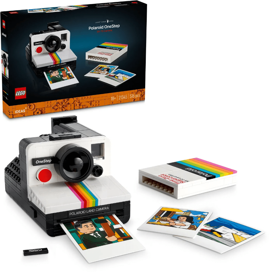 Holiday Gift, lego polaroid