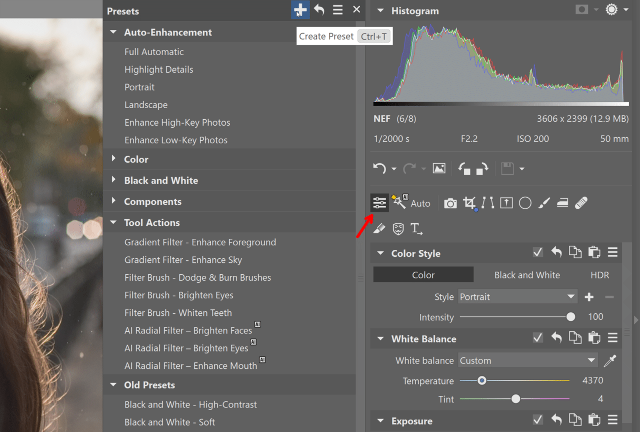 Part 3 The Develop Module, preset