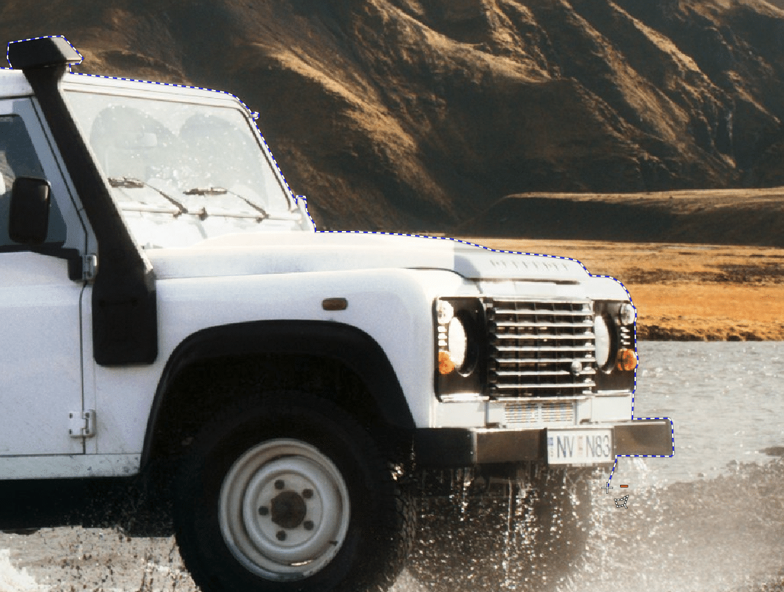 Digital Panning, selection